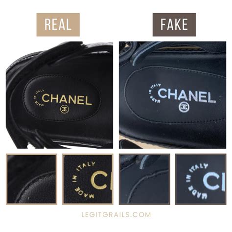 how to spot fake chanel dad sandals|copy chanel boots.